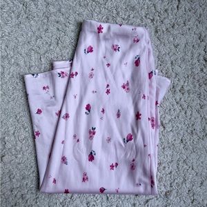 Pink Flower Maxi Skirt